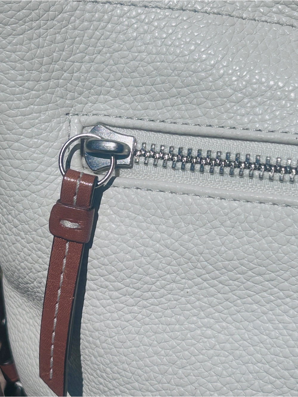 Coach Brooke Hobo Bag White Pebbled Leather (style #15064) - Picture 10 of 15